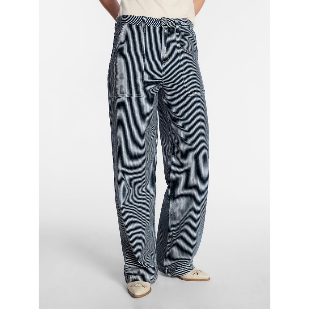 Kacey Lee Women's Mid Rise Loose Carpenter Jeans, Size 2 - Picture 3 of 7